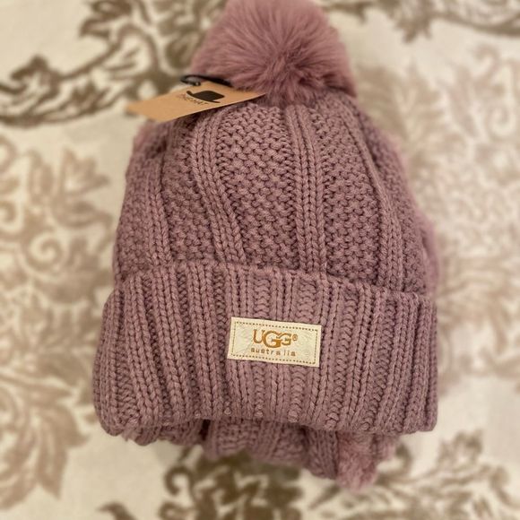 UGG Accessories - UGG lavender Hat and scarf